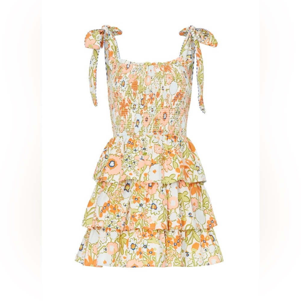 CLEOBELLA Tamara Mini Dress in Retro Floral 100% organic cotton SIZE SMALL